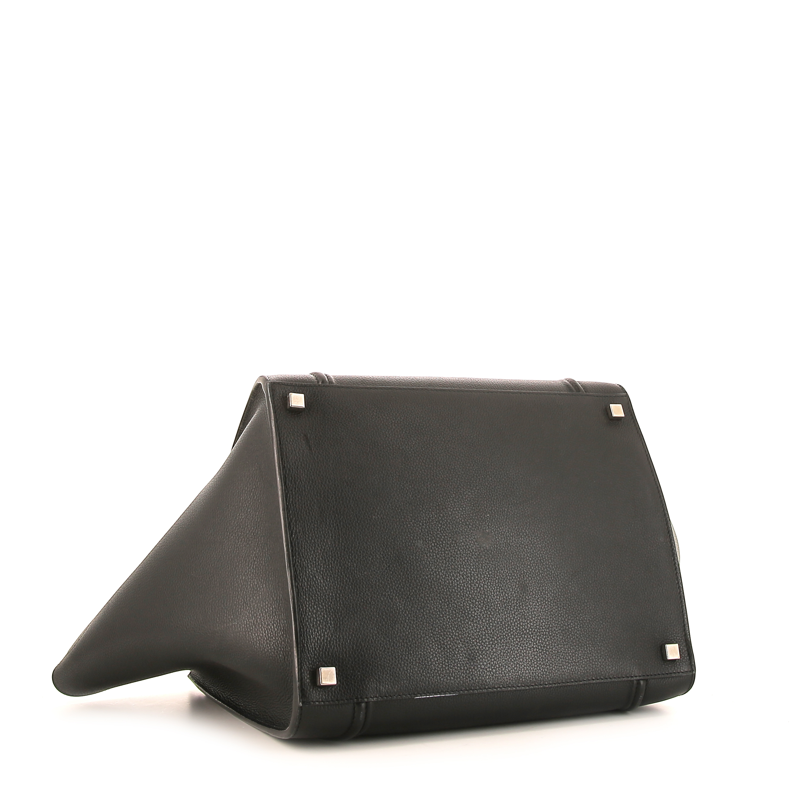 Borsa Celine Phantom in pelle martellata nera - Detail D4