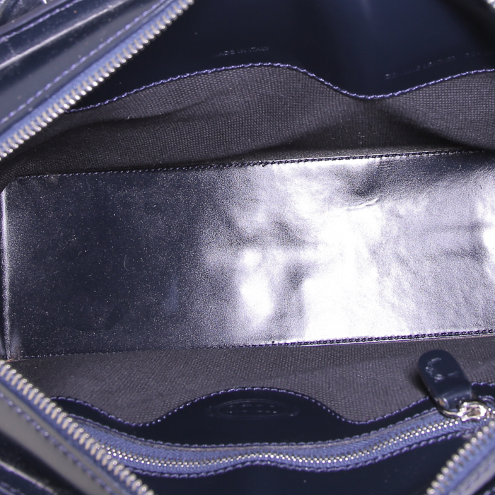 Tod's D-Bag handbag in navy blue - Detail D3