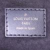 Shopping bag Louis Vuitton Neverfull modello medio in tela a scacchi e pelle nera - Detail D3 thumbnail