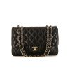 Chanel  Timeless Jumbo handbag  in black quilted leather - 360 thumbnail