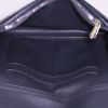 Dior Cannage shoulder bag in dark blue quilted leather - Detail D2 thumbnail