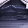 Dior Miss Dior Promenade shoulder bag in metallic grey glittering leather - Detail D2 thumbnail