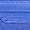 Sac à main Celine Luggage Mini en cuir bleu - Detail D3 thumbnail
