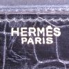 Bolso para llevar al hombro Hermès Cordeliere en cocodrilo negro - Detail D3 thumbnail