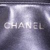 Borsa a tracolla Chanel Vintage in pelle trapuntata a zigzag nera - Detail D3 thumbnail