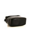 Chanel Vintage shoulder bag in black chevron quilted leather - Detail D4 thumbnail