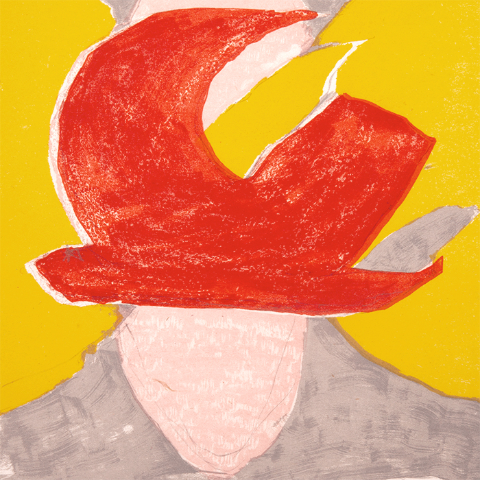 Georges Braque, "Descente aux enfers (planche 4)", lithograph in colors on Japan paper, signed, of 1961 - Detail D2