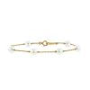 Mikimoto bracelet in yellow gold and cultured pearls - 00pp thumbnail