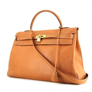 Borsa Hermes Kelly 40 cm in pelle Courchevel gold