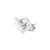 Hermès Croisette large model ring in silver - 00pp thumbnail