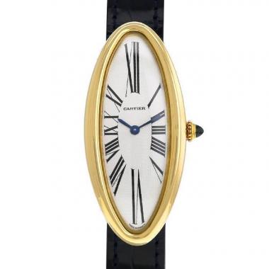 Reloj Cartier Baignoire allongée de oro amarillo Ref :  2605 Circa  1980