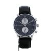 IWC Portuguese-Chronograph watch in stainless steel - 360 thumbnail