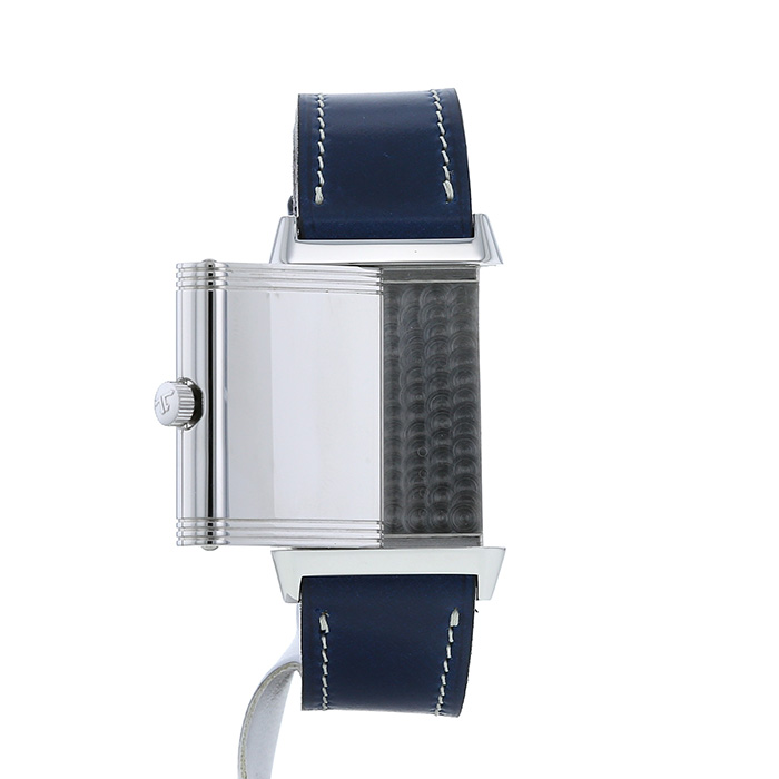 Jaeger Lecoultre Reverso watch in stainless steel Ref:  270.8.12 Circa  1990 - Detail D1