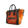 Celine Luggage handbag in tricolor, red, orange and black leather - 00pp thumbnail