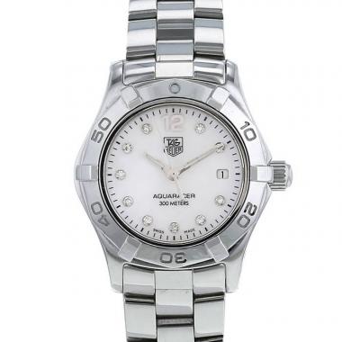 Orologio TAG Heuer Aquaracer Lady in acciaio Ref :  WAF1415 Circa  2000