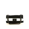Bolso de mano Chanel Baguette en lona blanca y negra - 360 thumbnail