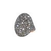 Vintage ring in pink gold and diamonds - 00pp thumbnail