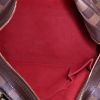 Louis Vuitton  Duomo handbag  in ebene damier canvas  and brown leather - Detail D2 thumbnail