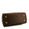 Louis Vuitton  Duomo handbag  in ebene damier canvas  and brown leather - Detail D4 thumbnail