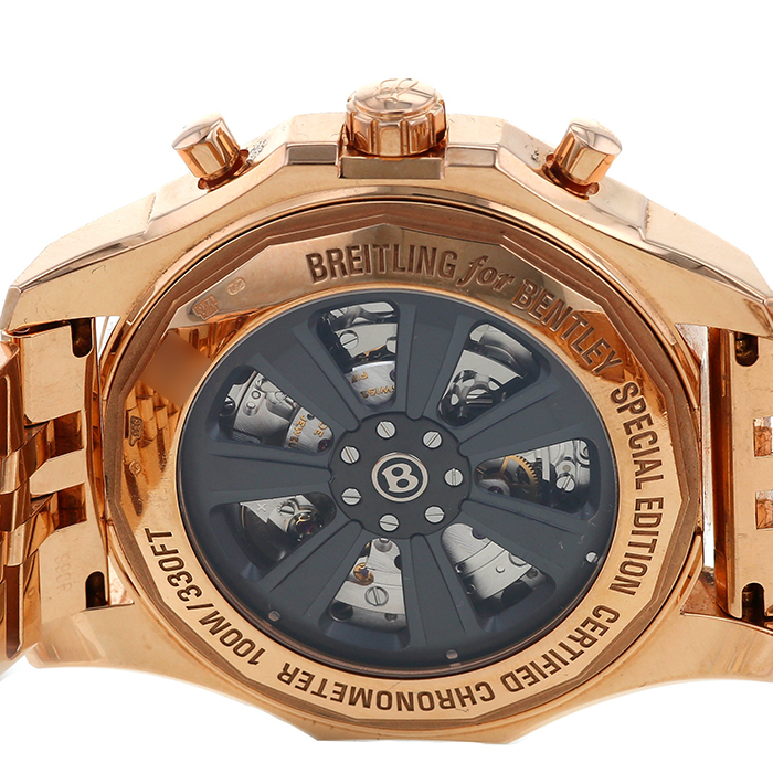 Breitling Breitling For Bentley watch in pink gold Ref:  RB0521 Circa  2010 - Detail D1