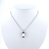 De Grisogono "whistle" necklace in white gold,  sapphires and diamonds - 360 thumbnail