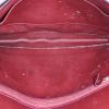 Hermes Lydie handbag/clutch in burgundy box leather - Detail D2 thumbnail