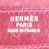 Bolso/bolsito Hermes Lydie en cuero box color burdeos - Detail D3 thumbnail