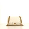 Chanel 2.55 handbag in white quilted leather - 360 thumbnail