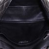 Chanel Timeless jumbo shoulder bag in black patent quilted leather - Detail D3 thumbnail