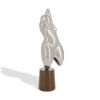 Man Ray, Sculpture petite "Herma", en métal argenté poli sur un socle bois, édition Artcurial, signée et numérotée, modèle créé en 1975 - 00pp thumbnail