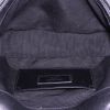Saint Laurent College small shoulder bag in black chevron quilted leather - Detail D3 thumbnail