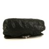 Chanel Timeless shoulder bag in black glittering leather - Detail D5 thumbnail