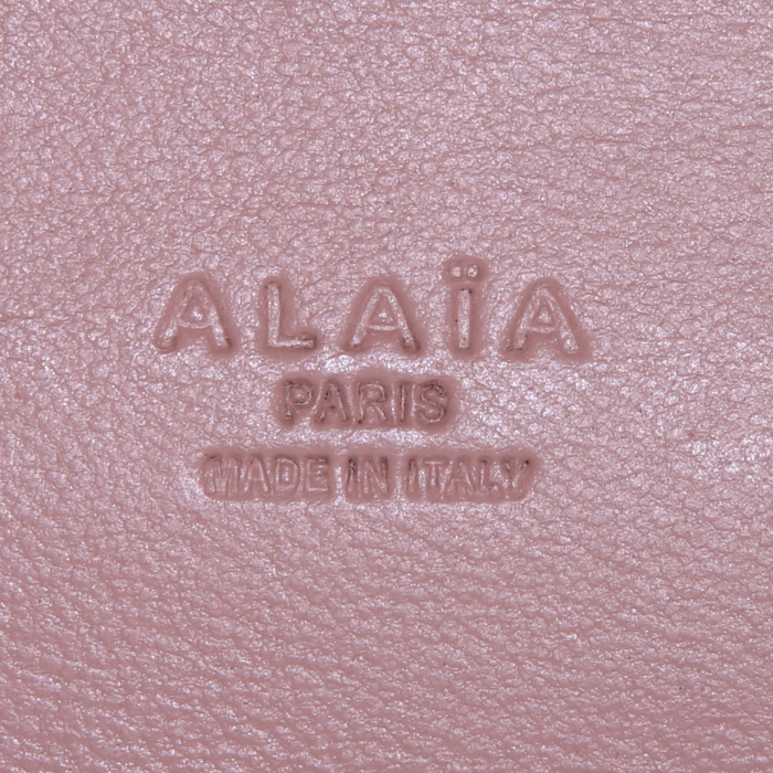 Alaia shopping bag in white leather - Detail D3