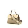 Bottega Veneta shoulder bag in taupe and beige leather - 00pp thumbnail