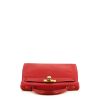 Hermes Kelly 32 cm handbag in red Courchevel leather - 360 Front thumbnail