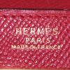 Borsa Hermes Kelly 32 cm in pelle Courchevel rossa - Detail D4 thumbnail