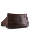 Celine Tie Bag handbag in plum smooth leather - Detail D4 thumbnail