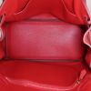 Hermes Birkin 30 cm handbag in red Geranium togo leather - Detail D2 thumbnail