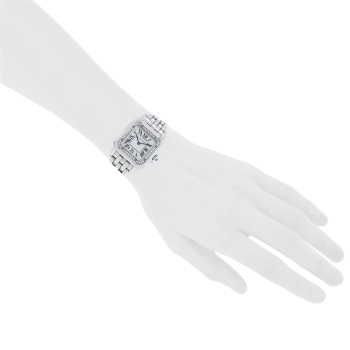 Cartier Panthère watch in stainless steel Ref:  4016 Circa  2020 - Detail D1