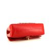 Chanel 2.55 handbag in red chevron quilted leather - Detail D5 thumbnail