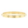 Bracelet Cartier Love en or jaune, taille 16 - 00pp thumbnail