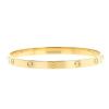 Cartier Love bangle in yellow gold, size 21 - 00pp thumbnail