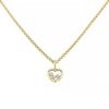 Collar Chopard Happy Heart en oro amarillo y diamantes - 00pp thumbnail
