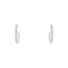 Dinh Van Maillons earrings in white gold and diamonds - 00pp thumbnail