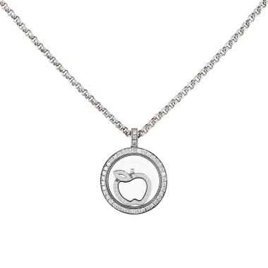 Chopard Happy Diamonds Big Apple pendant in white gold and diamonds