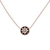 Dior Rose des vents necklace in pink gold,  onyx and diamond - 00pp thumbnail