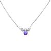 Chaumet Attrape Moi Si Tu M'Aimes necklace in white gold,  amethyst and diamonds - 00pp thumbnail