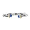 Open David Yurman Cable Classique bracelet in silver and 14 carats yellow gold - 00pp thumbnail