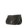 Bolso bandolera Chanel Soft CC en cuero acolchado negro - 00pp thumbnail