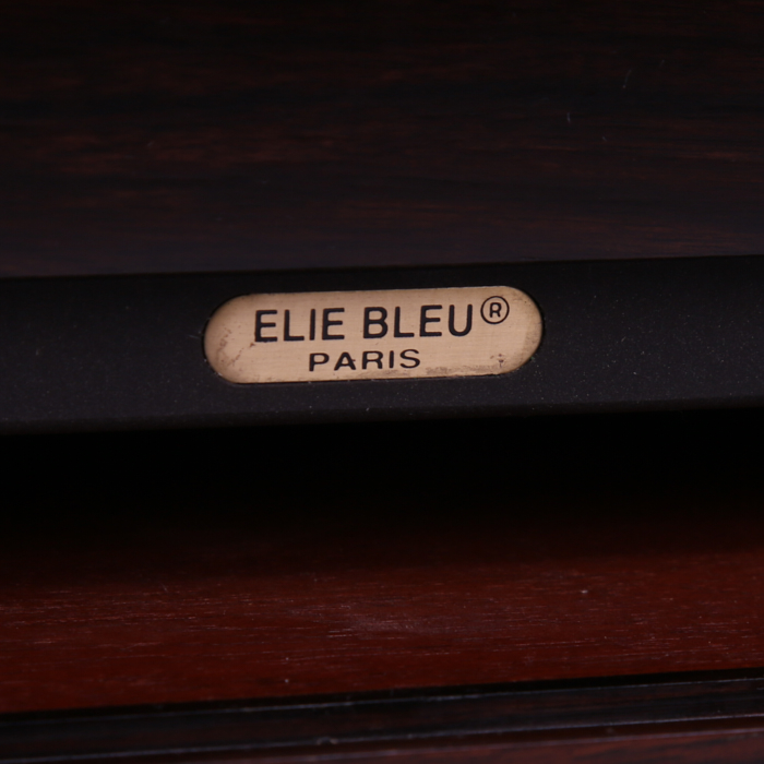 Elie Bleu, "Temples et légendes" cigars chest, in Macassar ebony and ivory, of 1989 - Detail D3